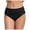Black, variant on Women's High Waisted Bikini Bottoms Retro Swimwear Full Coverage Bathing Suit Comfortable Stretchy Beach