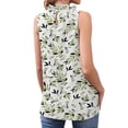 thumbnail image 2 of Gibobby Mujeres Verano Halter Tank Tops Casual Sin mangas Camisas Blusas Túnicas(Verde,M), 2 of 4
