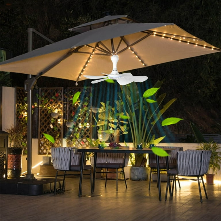 Propeller Ceiling Fans with Lights and Remote,Ceiling Fan Mini USB