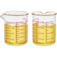 thumbnail image 7 of High Borosilicate Glass Measuring Cup-V-Shaped Spout，Glass Measuring Beaker for Kitchen or Restaurant, Easy to Read, 60 ML (2 Oz)-Pack of 2, 7 of 7