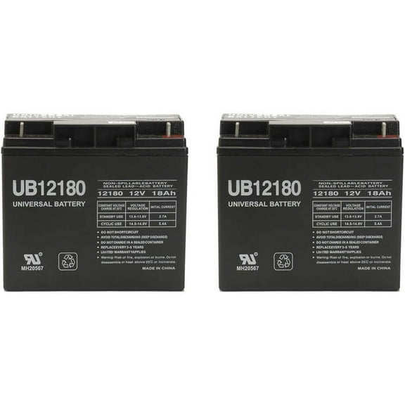 12V 18AH Battery for Pride Mobilitty Go-Go Sport 4-Wheel # S74-2 Pack