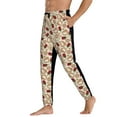 thumbnail image 3 of Kdxio Valentine'S Day Rose Pattern Joggers,Sweatpants for Men with Pockets-Large, 3 of 5