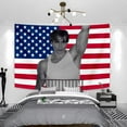thumbnail image 5 of N-Nicholas C-Chavez Pink American Flag Tapestry Funny Tapestry Banner Wall Hanging Bedroom Room Dorm Decoration Background Cloth, 5 of 9