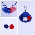 thumbnail image 6 of BUDAO00 Independence Day Goose Outfit, Porch Goose Outfits with Red White & Blue Dress, 4th of July Goose Clothes Set Fits Garden Geese for Outdoor Party Lawn Patio Garden Decoration, 6 of 7