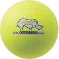 thumbnail image 6 of Champion Sports® Rhino Skin® Low Bounce Dodgeballs for Playground, PE, Backyard & League Games – Set of 6 Balls - Neon Yellow - 6 Inch, 6 of 7
