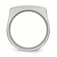 thumbnail image 2 of Bague en Acier Inoxydable 8mm Polie Taille 9, 2 of 7