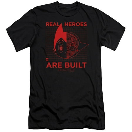 Astro Boy - Real Hero - Premium Slim Fit Short Sleeve Shirt - X-Large