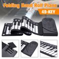 thumbnail image 1 of 49 Touches Pliant Main Rouleau Piano Entrée Portable Clavier Étudiant Enfants Débutant Main Électronique Rouleau Piano, 1 of 10