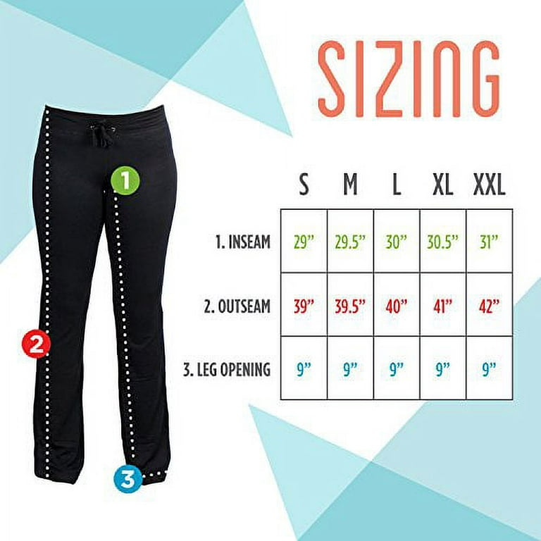 Soft & Comfy Yoga Pants, 95% Cotton/5% Spandex, Purple XL