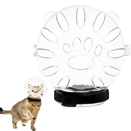 Cat Muzzle for Grooming Cat Adjustable Hood with Cat Paw Covers Kitten Breathable Anti Bite Muzzles Anti Scratch Boots Silicone Cat Shoes Boots Cat Paw Protector for Cats Bathing Shaving