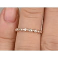 thumbnail image 5 of 0.50 Carat 10k Rose Gold Wedding Band with Moissanite Diamonds Anniversary Ring, 5 of 5