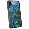 thumbnail image 1 of DALUX MetKase Hybrid Slim Phone Case Cover Compatible with Cricket Wireless Vision Plus (2022) - Blue Cursed Skull, 1 of 3