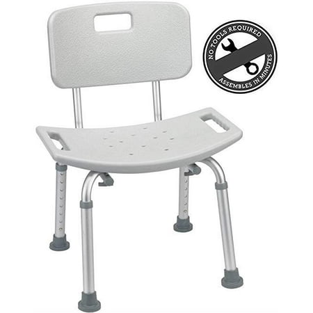 Medical Spa - Ktaxon Medical Tool-Free Assembly Spa Bathtub Adjustable Shower Chair Seat Bench with Removable Back