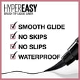 thumbnail image 4 of Maybelline Hyper Easy Liquid Pen No-Skip Waterproof Eyeliner, Satin Finish, Pitch Brown, 4 of 8