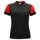 thumbnail image 1 of Printer PRIME - Camiseta para Mujer (Negro, Rojo), 1 of 3