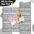 thumbnail image 4 of Football Terms and Icons Pattern Toddler Nap Mats for Kids Preschool,Sleeping Mat Bag or Kids,Toddler Sleeping Bag,Toddler Nap Mat or Daycare, 4 of 6