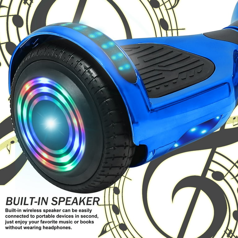 NHT New Design Hoverboard Electric Self Balancing Scooter Safety Certified with speaker LED Lights and Carry Handle