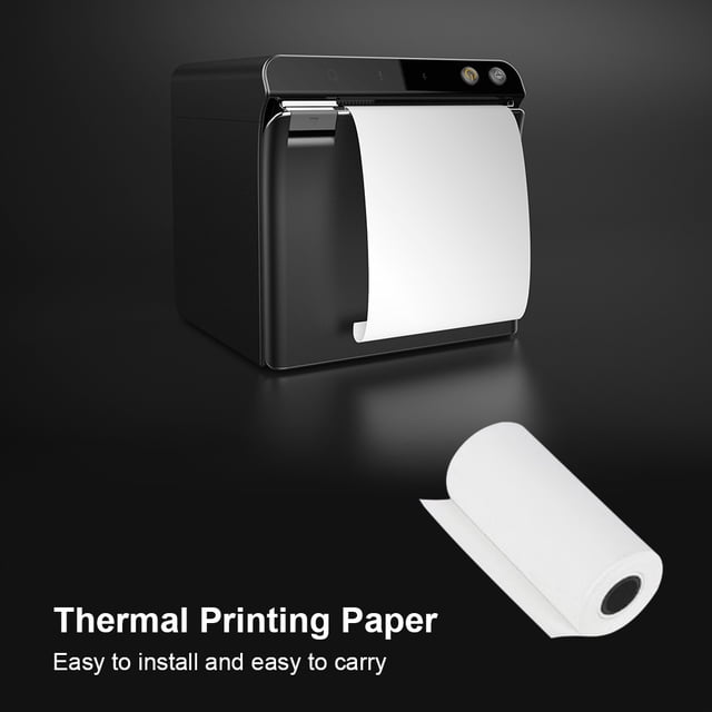 5 rollos de papel para impresora térmica, etiqueta de impresión instantánea para impresora fotográfica, 57x25mm