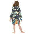thumbnail image 7 of FORMRS Niños Bathrobe Unisex Hooded Robe Soft Plush Pajamas Sleepwear, Size 2-3T, Evening Mountain Road, 7 of 7