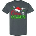 thumbnail image 3 of Inktastic Oma Claus with Christmas Santa Hat and Snowflakes T-Shirt, 3 of 5