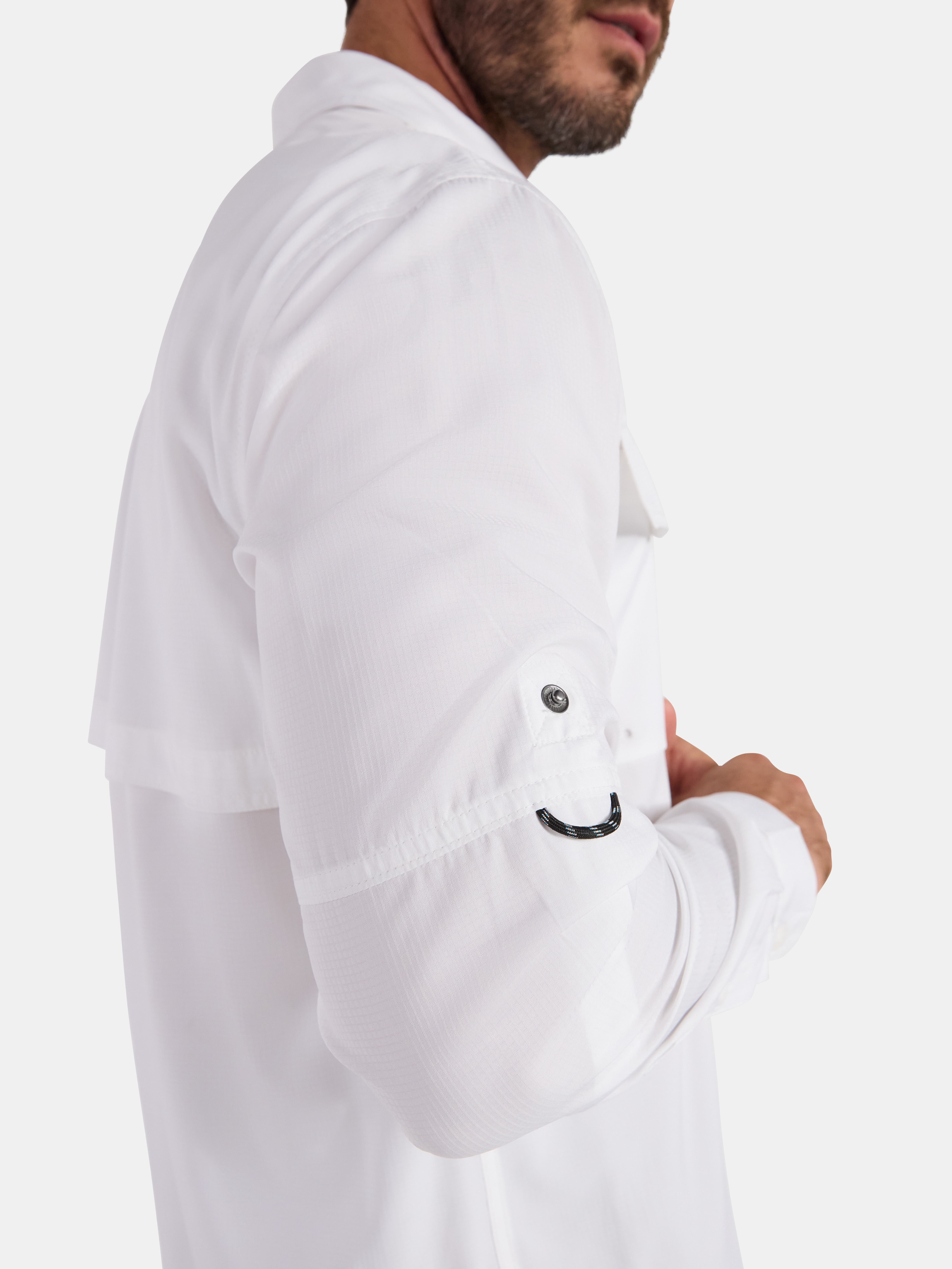 Ozark Trail Men's and Big Men's Upstream Shirt with Long Sleeves, Sizes S-3XL