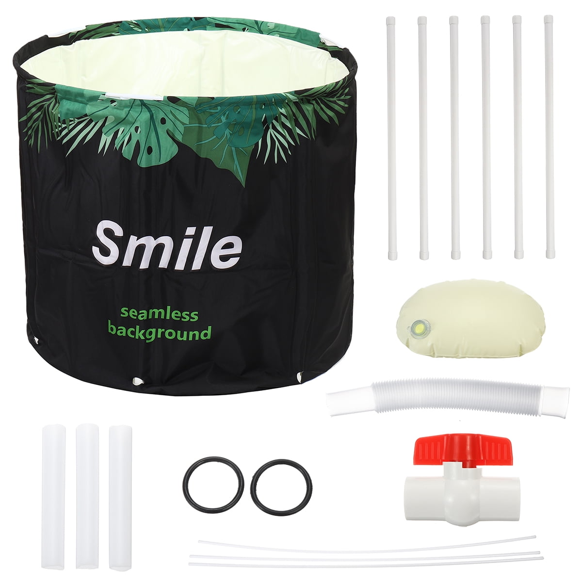 PVC Folding Tub Bucket Adult Bath Barrel Portable Water Tub Outdoor