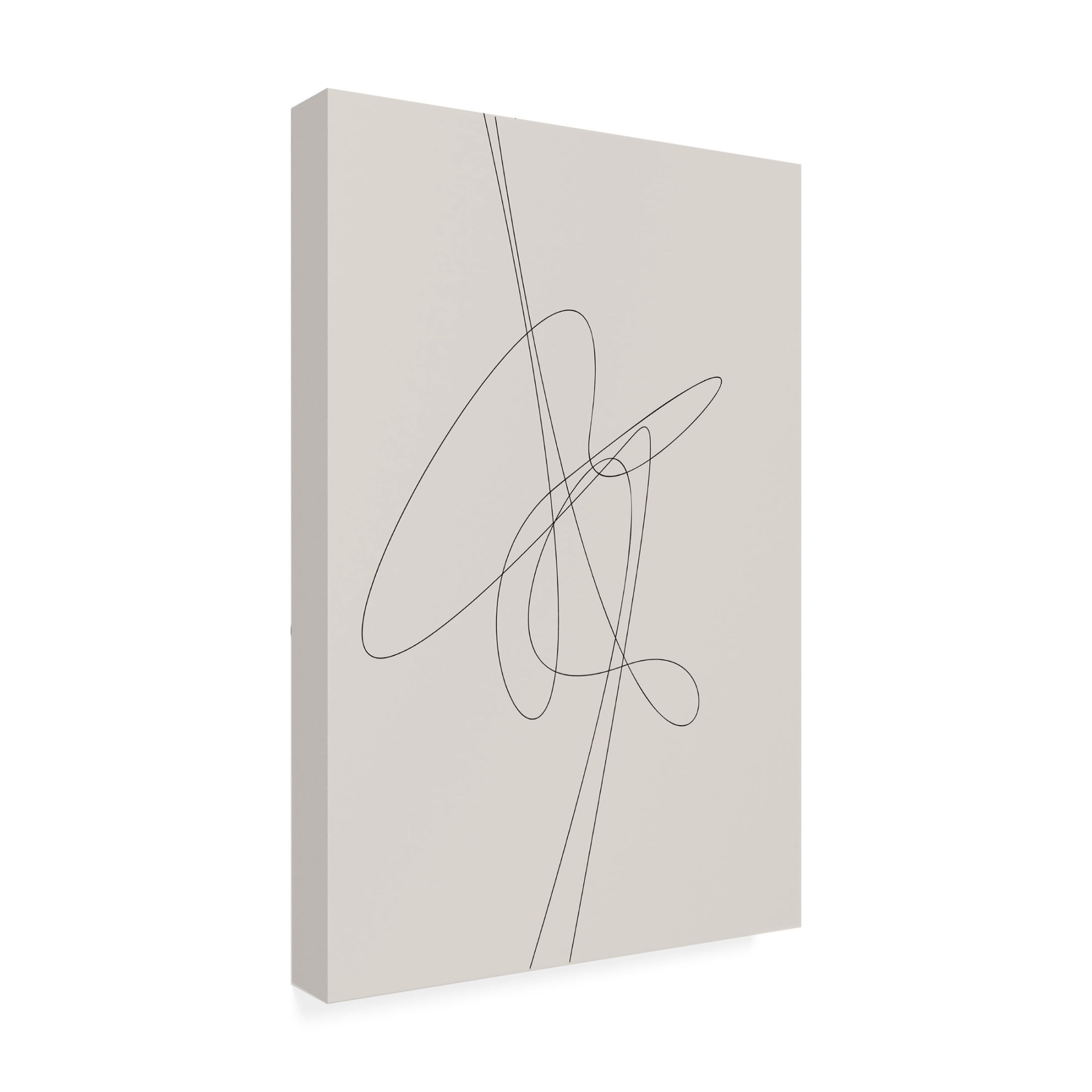 Trademark Fine Art Oju Design  Brown Abstract Canvas Wall Art