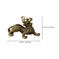 thumbnail image 2 of 3pcs Animal Keychain Pendant Hanging Vintage Animal Craft Key Chain Brass Ornament, 2 of 8