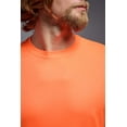 thumbnail image 5 of Expert Brand USA-Made Men's DriMax™ Athletic Crewneck T-Shirt, Safety Orange, 3XL, 5 of 6