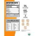 thumbnail image 3 of BulkSupplements Organic Pea Protein Powder - Vegan Protein Supplement, Unflavored - 30g per Serving, 100g (3.5 oz), 3 of 5