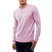 XRAY Men's V-Neck Sweater, Soft Slim Fit Middleweight Pullover Sweatshirt, Size S-3XL