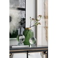 thumbnail image 4 of A&B Home Glass Vase with Vintage Green Leaf Pattern, 7" x 10", 4 of 5