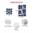 thumbnail image 6 of Blue Palm Leaves Hand Towels Set,Waffle Weave Kitchen Towels 3 Pieces,Farmhouse Summer Beige Tropical Plants Microfiber Hair Face Bath Tea Towel Absorbent Cleaning Dish Cloths,15.7"x23.6", 6 of 7