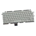 thumbnail image 4 of Teclado de repuesto Hugo para portátil en inglés con diseño de EE. UU. Blanco Z160 11T730 11T750 11T540, 4 of 9