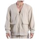 thumbnail image 2 of pstuiky Camisas suaves de manga larga para hombre, Suéter deportivo informal de manga larga con cuello en V y cremallera para hombre Tops de hombre l, 2 of 9