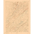thumbnail image 2 of USGS 12x14 White Modern Wood Framed Museum Art Print Titled - Pennsylvania Wallpack Sheet - USGS 1893, 2 of 4