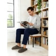 thumbnail image 6 of Northblanc Men's Fuzzy Scuff Slippers Comfy Winter Warm Indoor House Shoes Fur Lined, 6 of 9