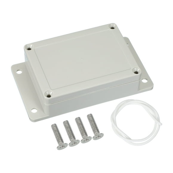 Uxcell Junction Box, Electrical Enclosure Box ABS Plastic Waterproof Outlet Plug Cover Cord Protector 115 x 85 x 35mm / 4.53 x 3.35 x 1.38
