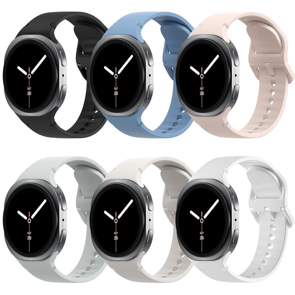 Correa de reloj TimoVo para Samsung Galaxy Watch 8 de 22 mm de silicona