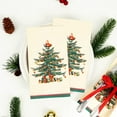 Caltero 100 PCS Christmas Paper Napkins 3 Ply Paper Christmas Tree