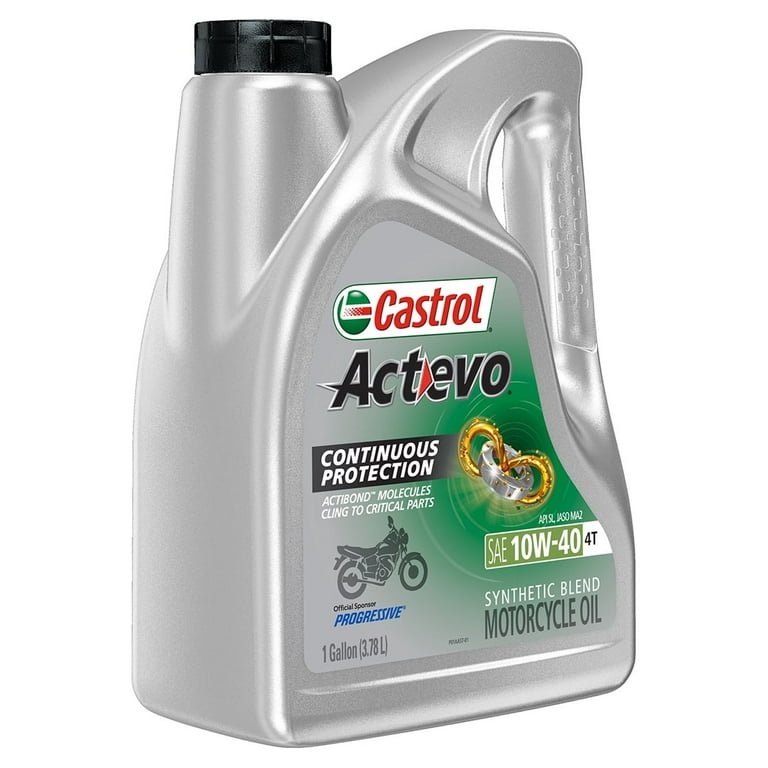 Castrol POWER1 Racing 4T 10W-40 10W40 Fully Synth Motorcycle Engine Oil 4  Litre