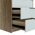 thumbnail image 5 of Home Square 2-Piece Set with 3 Door Armoire and Dresser in White, 5 of 14