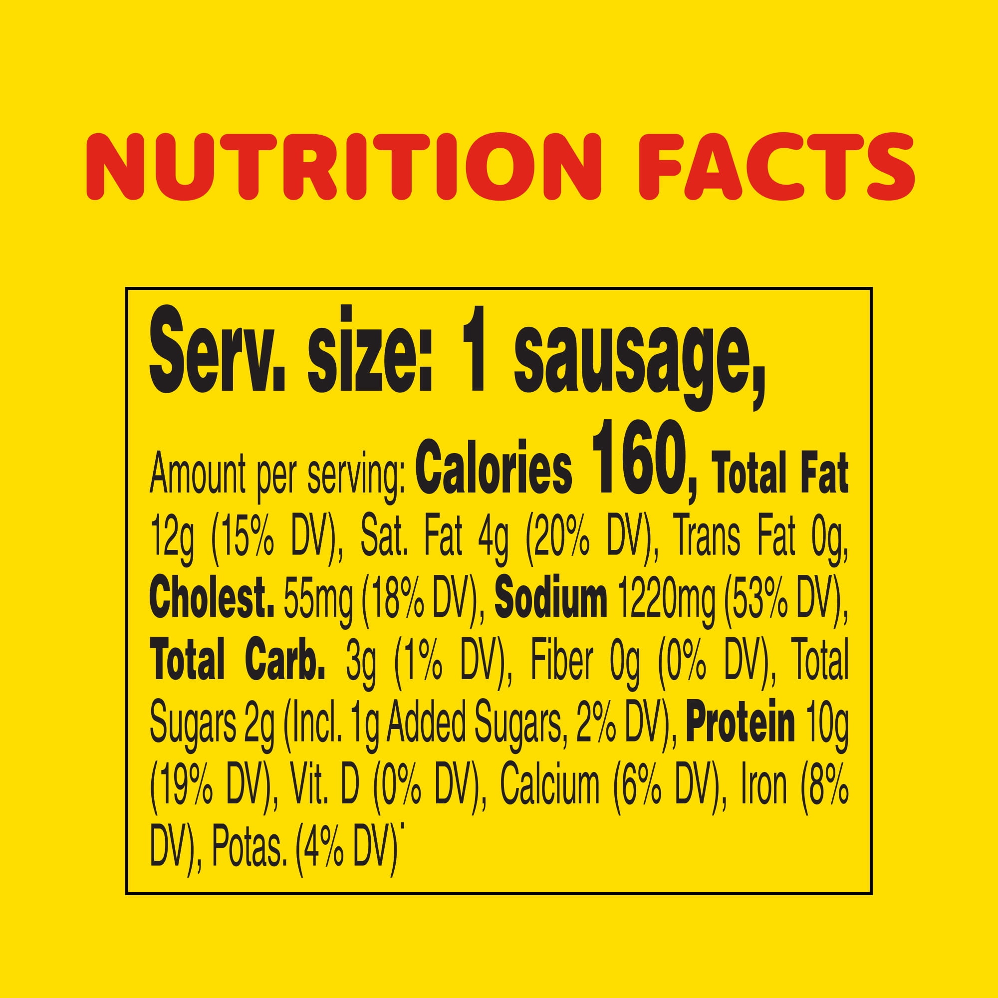 Penrose Big Mama Pickled Sausage, 10g Protein per Sausage, 2.4 oz.
