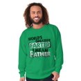 thumbnail image 5 of Funny Worlds Greatest Father Farter Men's Crewneck Sweatshirt Brisco Brands X, 5 of 5