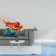 thumbnail image 2 of Estatua de arowana y figuras de ciervo, escultura de resina, adorno animal, decoración de estante o escritorio, diseño artístico moderno, ideal pa, 2 of 8
