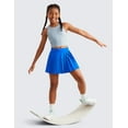 thumbnail image 2 of CRZ YOGA Girls Feathery-Fit Soft Athletic Pleated Skirts Tennis School Casual Skorts with Pockets Liner Kids Teen, 2 of 6