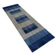thumbnail image 2 of Rugsotic Carpets Handmade Rugs Hand Knotted Loom Runner 2'6''x8' Blue Light Blue Wool for Indoor Use, 2 of 5