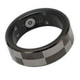 thumbnail image 1 of Smart Ring, Step Counter Lightweight Smart Ring Water Resistant Aluminum Alloy with Charging Case for Present 8,9,10,11, 1 of 7