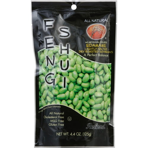 Roland Edamame Lightly Salted Dry Roasted Soybeans, 4.4 oz, (Pack of 12)