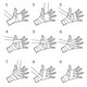 thumbnail image 3 of Vendas De Boxeo, Algodón 5m, Secado Rápido, Semielásticas, Diseño De Bucle De Gancho, Vendas Deportivas Para Kickboxing Muay Thai, 3 of 7